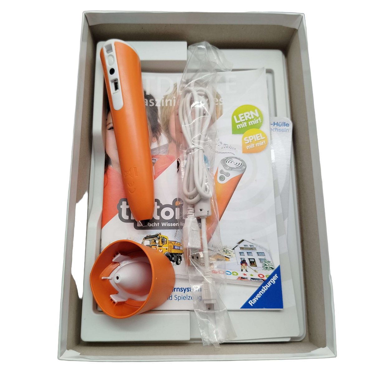 Ravensburger tiptoi Stift mit Player Lernstift mit Zubehör