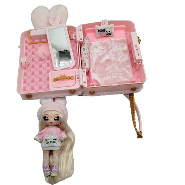 MGA Entertainment Rucksack-Schlafzimmer Pinker Hase Puppenset