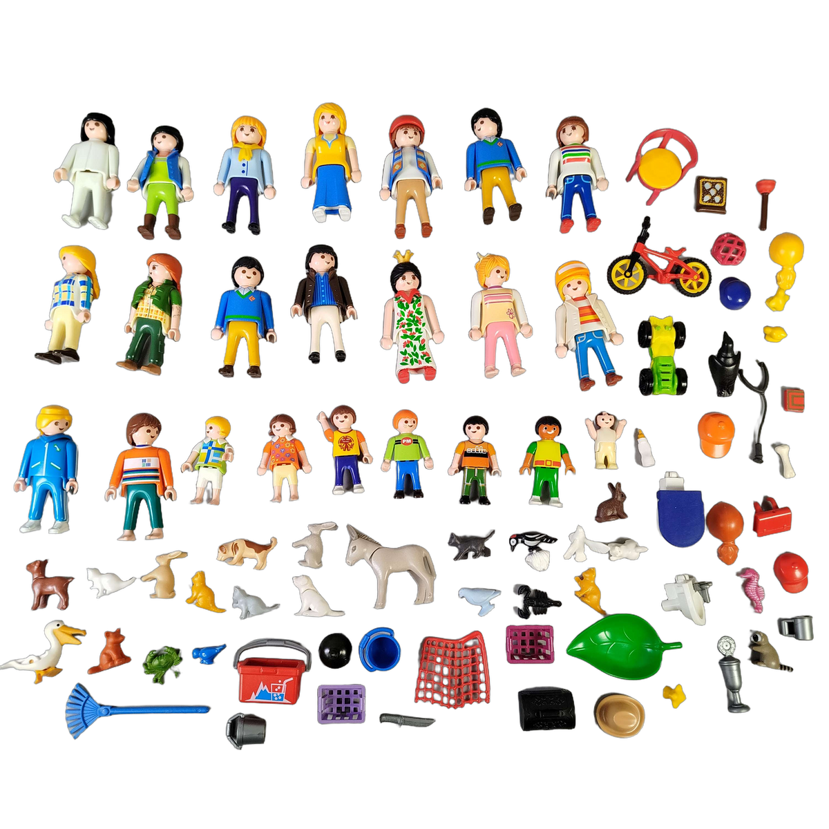 Playmobil Bundle Kinder & Babys Set Figuren & Tiere mit Zubehör