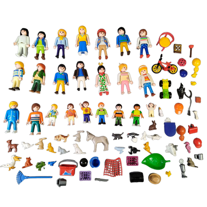Playmobil Bundle Kinder & Babys Set Figuren & Tiere mit Zubehör