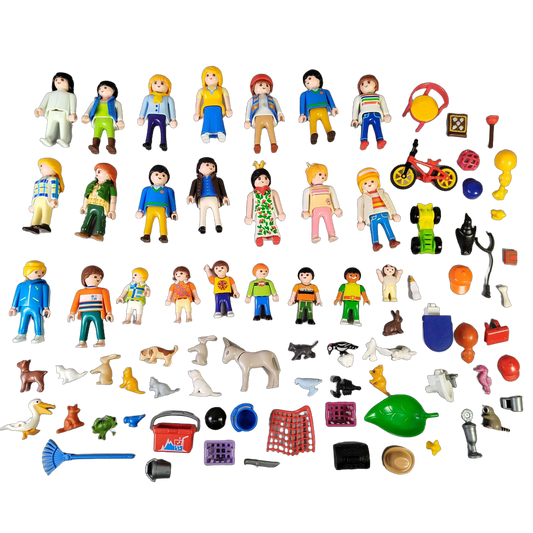 Playmobil Bundle Kinder & Babys Set Figuren & Tiere mit Zubehör
