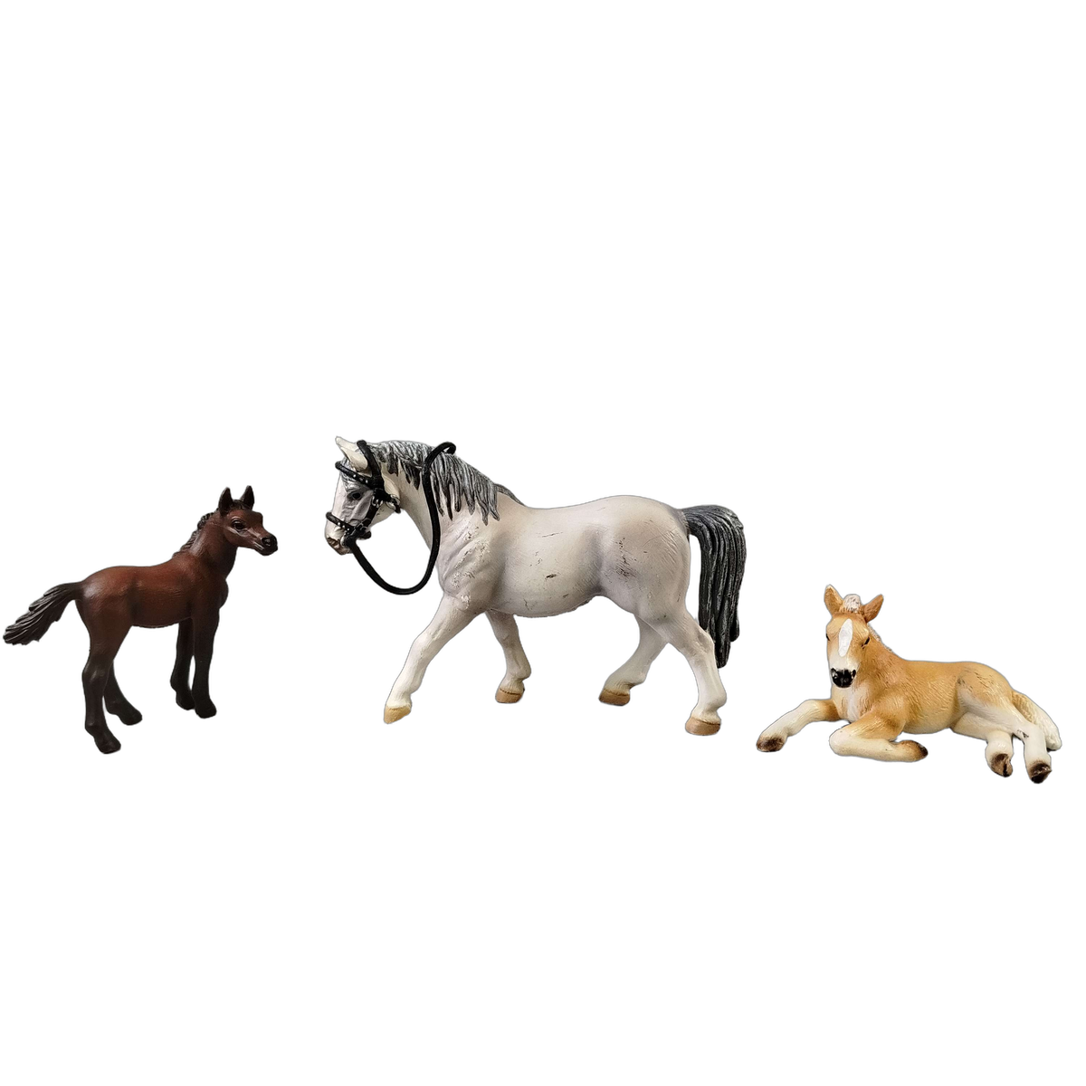 Schleich Tiere Bundle Pferde & Ponys Mustang & Fohlen 6 Teile Figuren