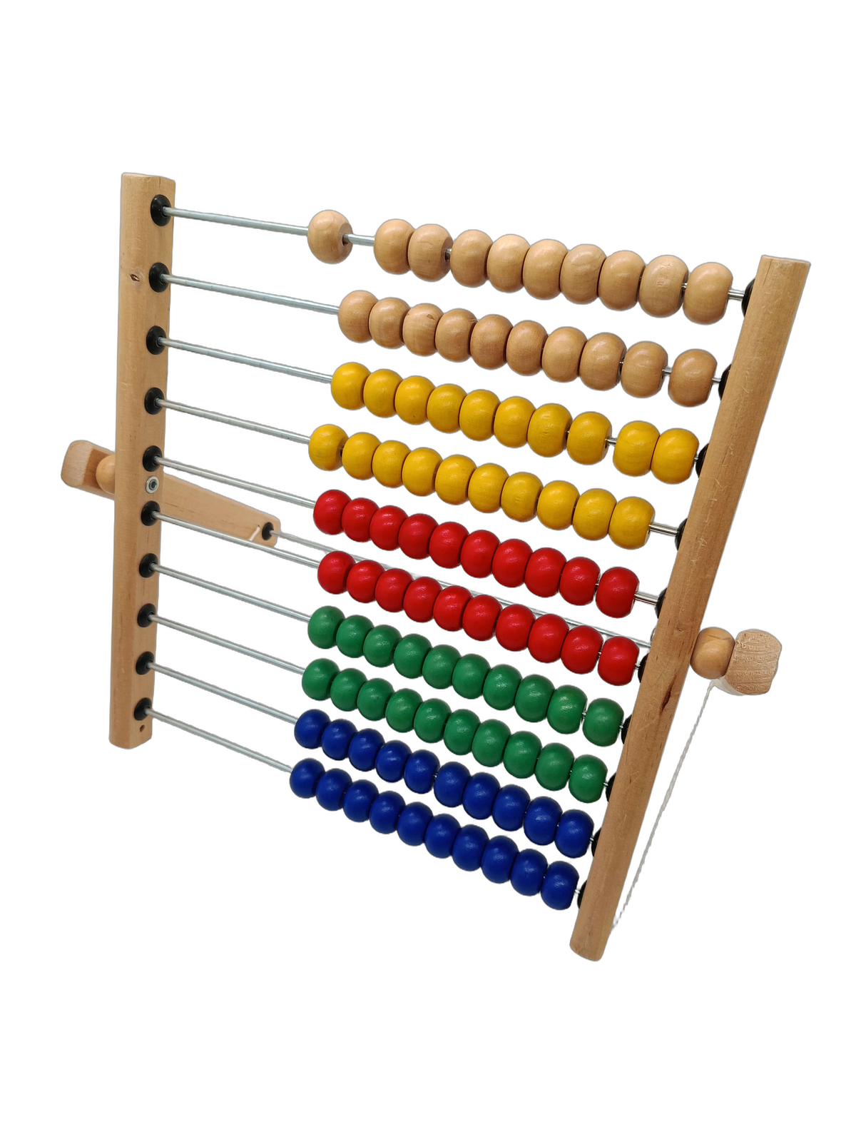 Bruder Holz-Abakus 10 Reihen Lernspiel & Rechenschieber Montessori