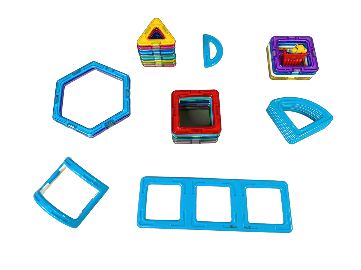 Magformers Magnetbausteine mit Rädern & Rahmen Baukasten