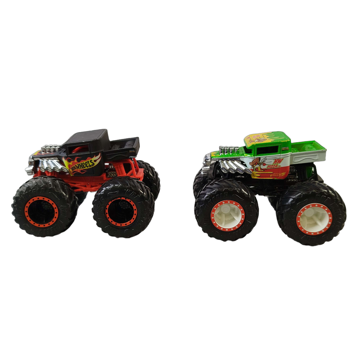 Mattel Bundle Monster Trucks Motosaurus Bone Shaker Set von 3 Autos
