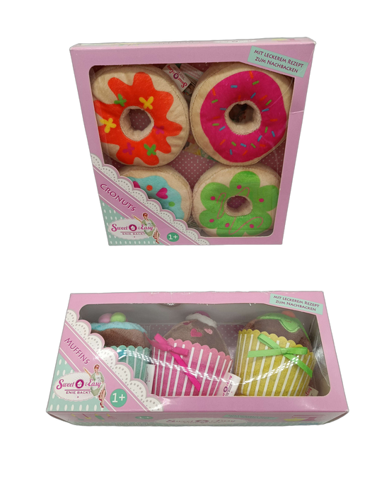 Sweet & Easy Enie backt Bundle Backen 68004 68003 Set von 2 Plüsch Neu