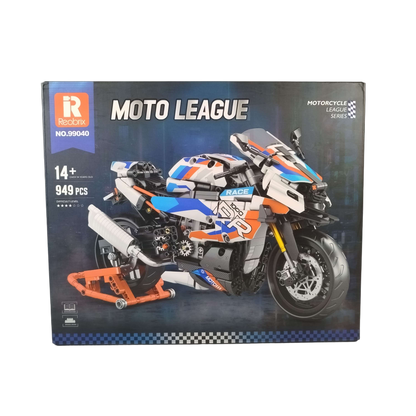 Reobrix MOTO LEAGUE 99040 Motorrad Bauset, Neu
