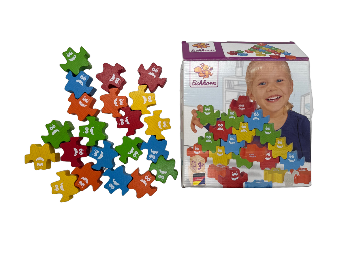 Eichhorn Geister Stapelspiel 100072312 Holzbausteine