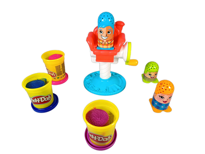 Hasbro Bundle Play-Doh Friseursalon Set Knete, Figuren & Werkzeug