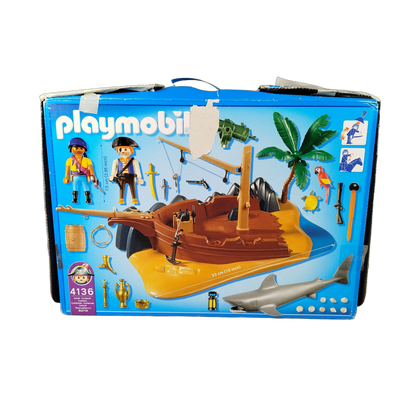 Playmobil Bundle Set von 2 Pirateninsel & Riesenkrake 4136 4291