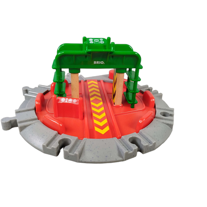 BRIO 33476 Lok-Drehscheibe mit Kontrollbrücke