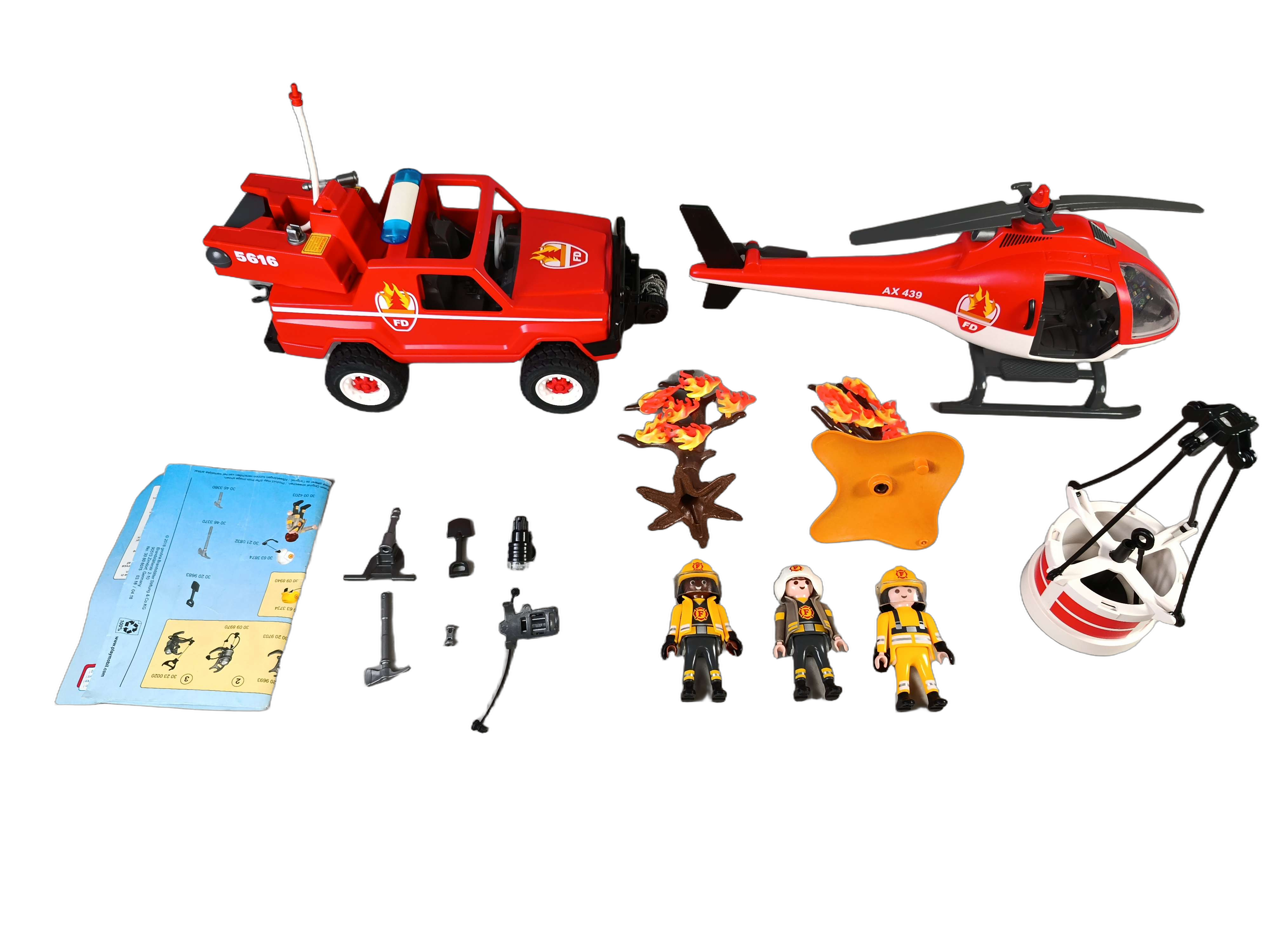 Playmobil Feuerwehr 9518 Spielset Fahrzeug & Hubschrauber