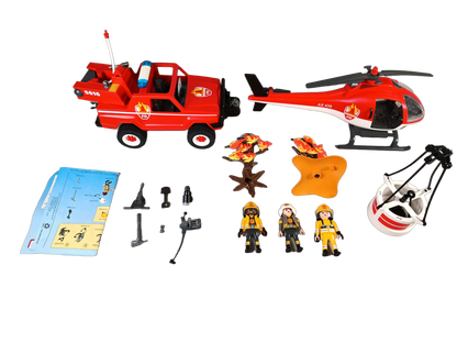 Playmobil Feuerwehr 9518 Spielset Fahrzeug & Hubschrauber
