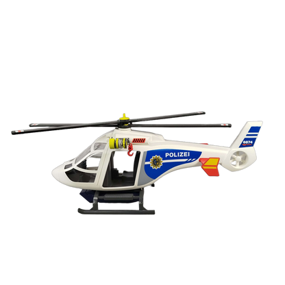Playmobil 6874 Polizei-Helikopter mit LED-Suchscheinwerfer