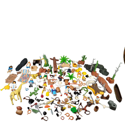 Playmobil Bundle Western & Safari Set Figuren, Tiere & Zubehör