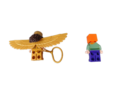 LEGO Bundle Wonder Woman sh634 & Minecraft Alex Set von 2 Minifiguren