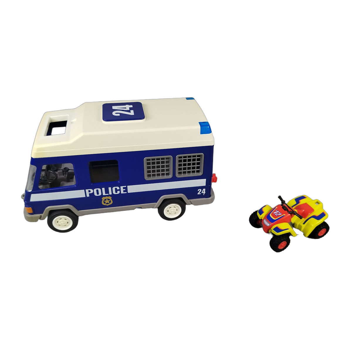 Playmobil Bundle Polizei 3166 4425 Set von 2 Auto & Quad