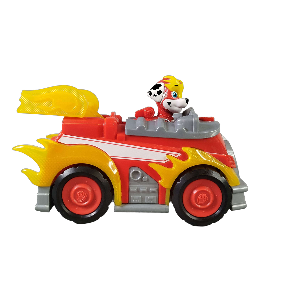 Spin Master PAW Patrol Mighty Pups Super Paws Marshall Deluxe Fahrzeug