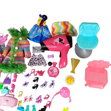 Bundle Chelsea Set Puppe, Föhn, Kleidung & Zubehör