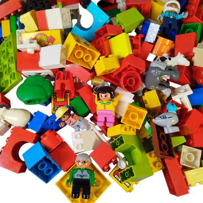 Konvolut LEGO Duplo ca. 2 kg, Bausteine & Figuren, ab 2 Jahre