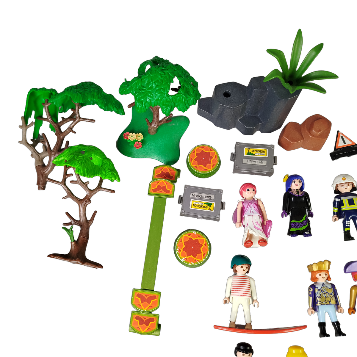 Playmobil Bundle 21x Figuren & Zubehör mit Landschaftsteilen