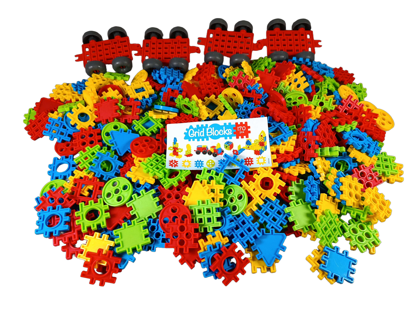 Mochtoys Grid Blocks 170 Teile Bausteine