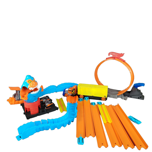 Hot Wheels Bundle Toxic Gorilla Rennbahn