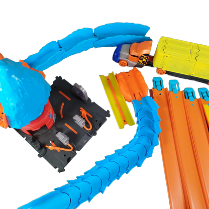 Hot Wheels Bundle Toxic Gorilla Rennbahn