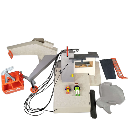 Playmobil Bundle Seilbahn Spielset Gondel & 2 Figuren