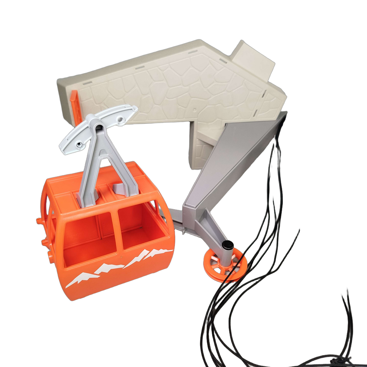 Playmobil Bundle Seilbahn Spielset Gondel & 2 Figuren