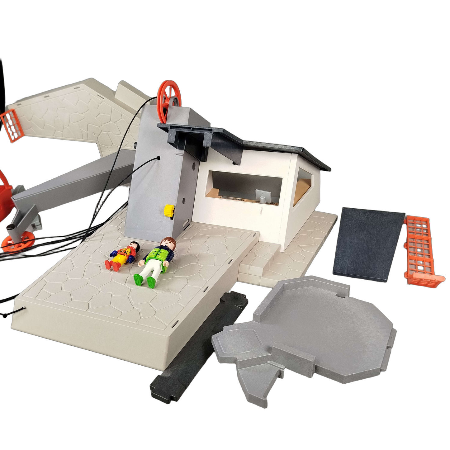 Playmobil Bundle Seilbahn Spielset Gondel & 2 Figuren