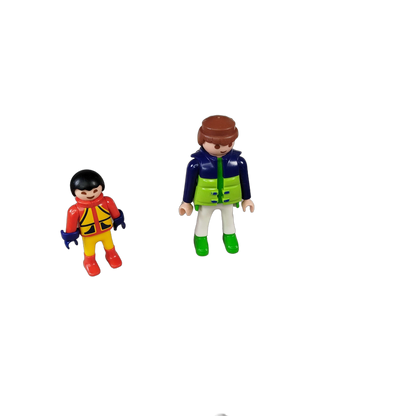 Playmobil Bundle Seilbahn Spielset Gondel & 2 Figuren