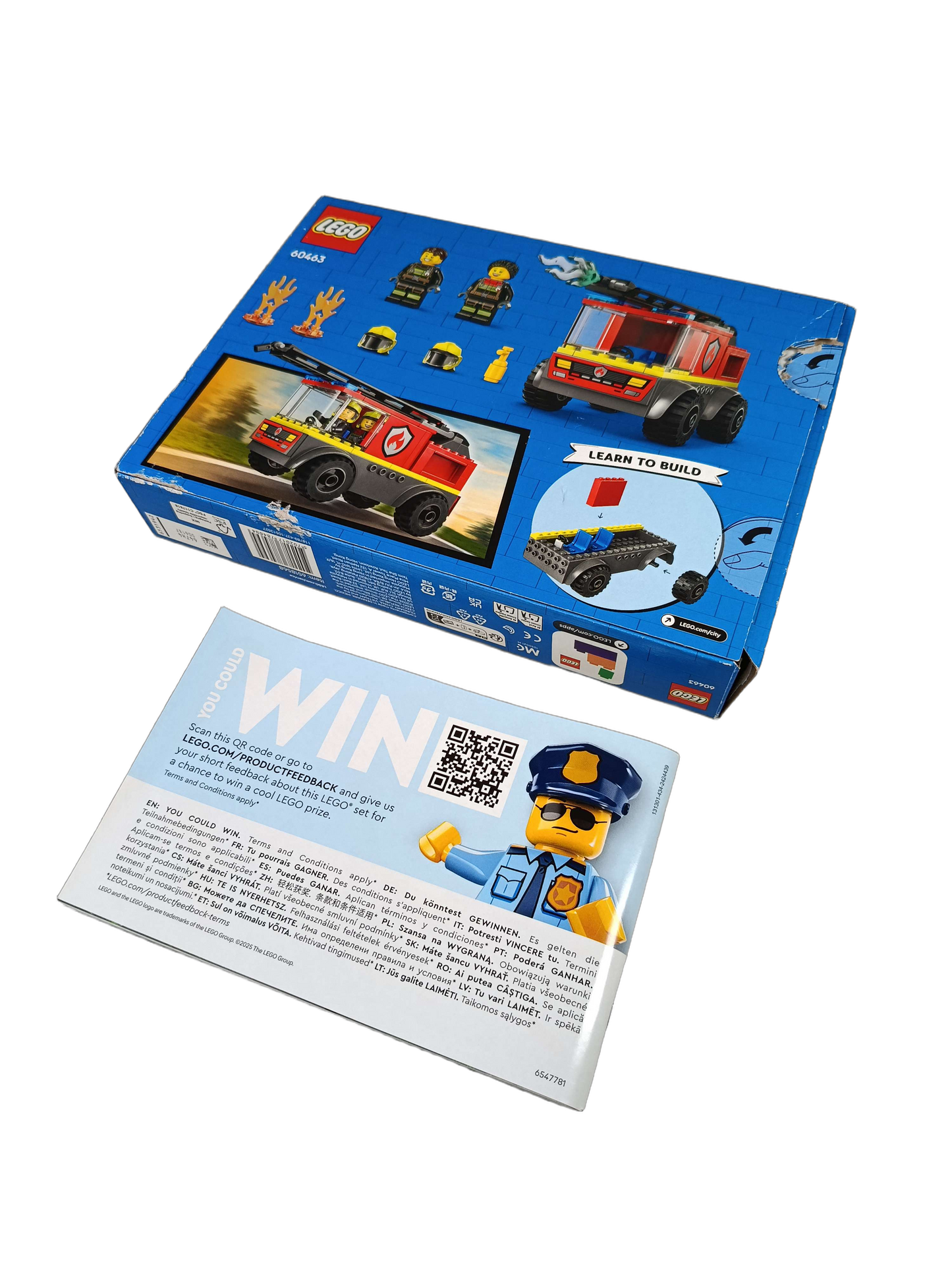 LEGO 60463 Feuerwehrleiterwagen Bauset