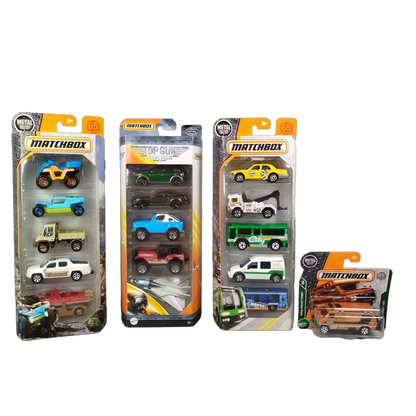 Matchbox Bundle Top Gun Road Trip Set von 4 Autos Neu