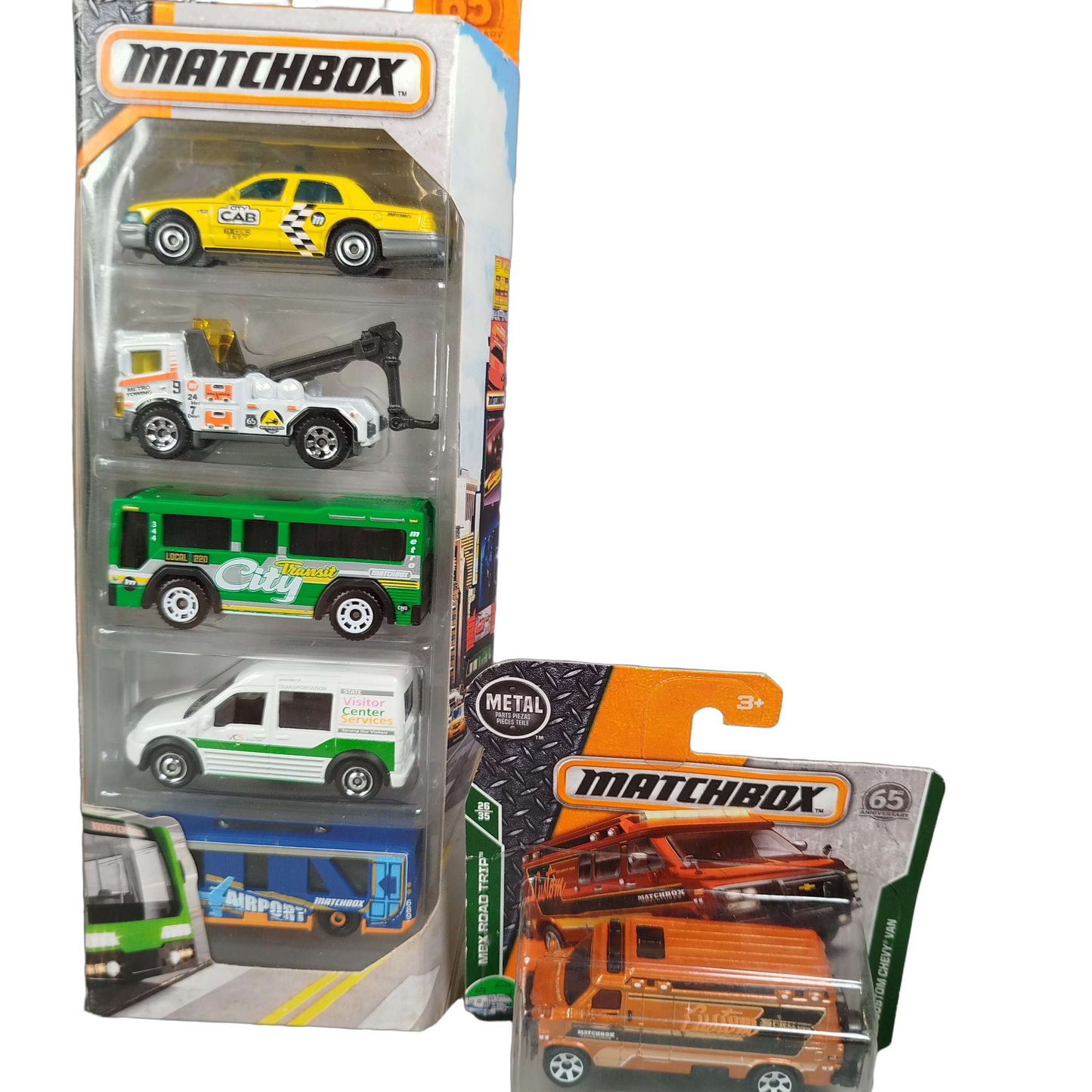 Matchbox Bundle Top Gun Road Trip Set von 4 Autos Neu