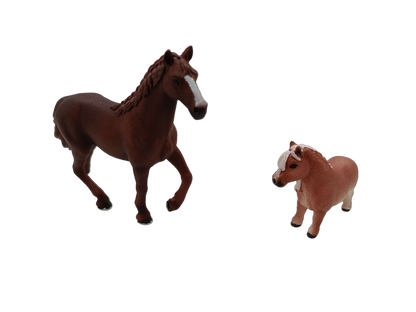 Schleich Tiere Bundle Pferde & Reiter 8 Teile Figuren
