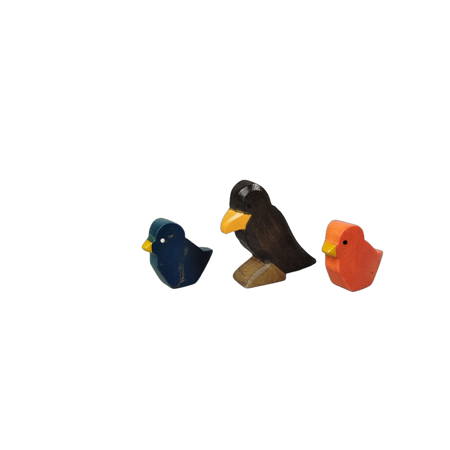 Ostheimer Bundle Dinosaurier 3x Vögel Holzfiguren