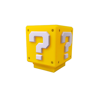 Paladone Super Mario Question Block Lampe Nachtlicht