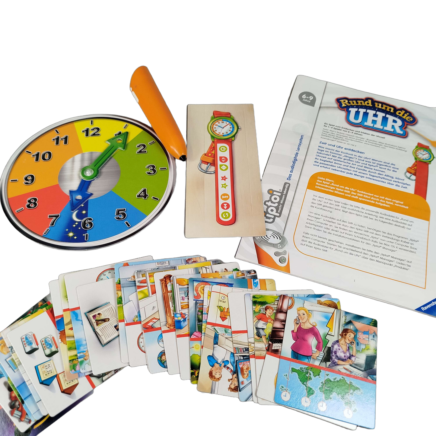 Ravensburger tiptoi Rund um die Uhr Buch