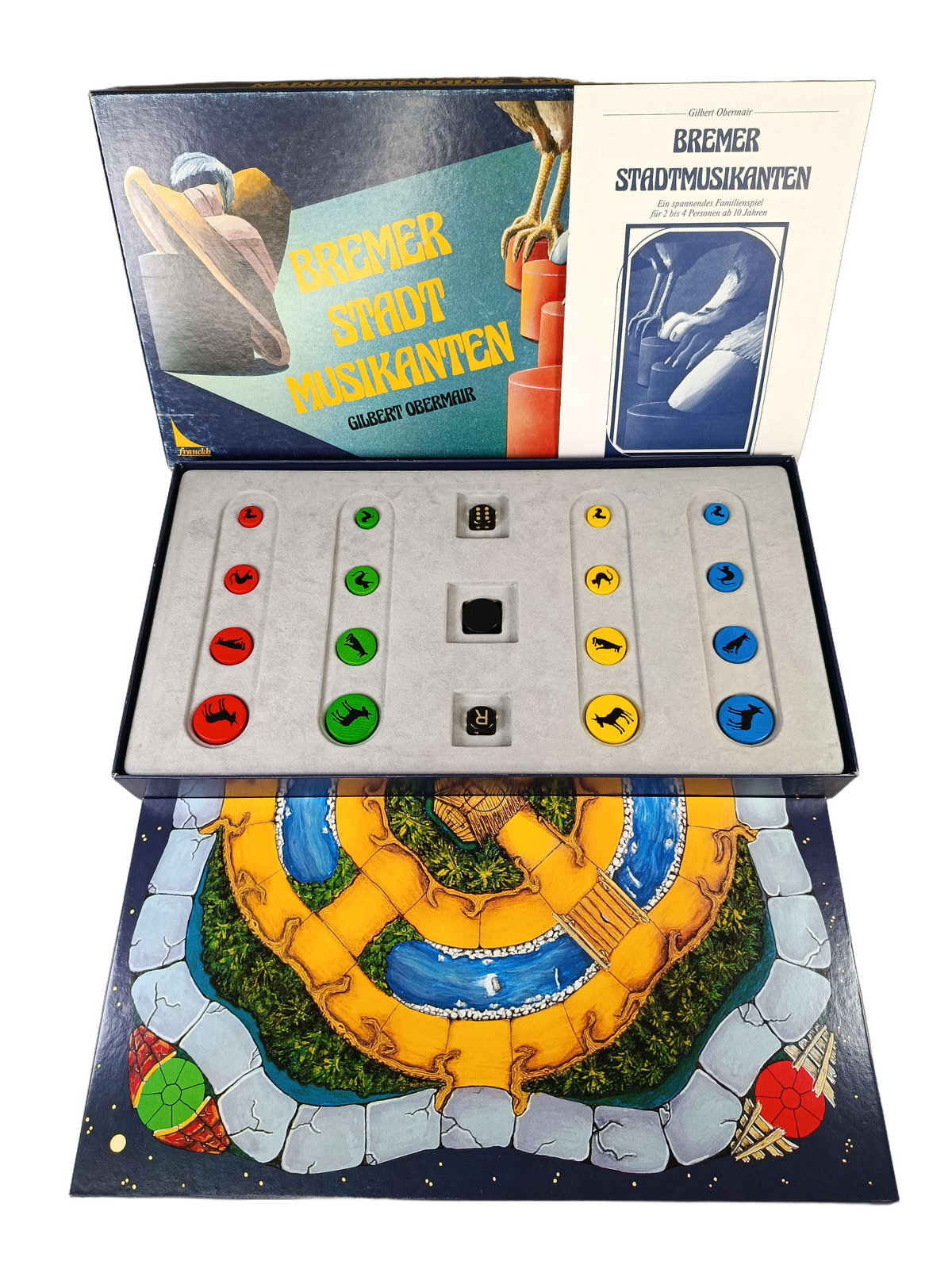 Franckh Bremer Stadtmusikanten Gebrüder Grimm Brettspiel