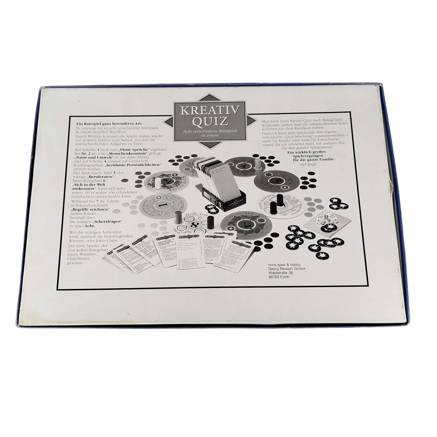 Noris Spiele Kreativ Quiz Brettspiel