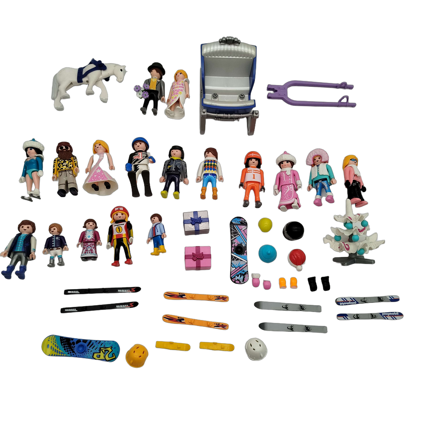 Playmobil Bundle Hochzeit Wintersport Set von 17 Figuren