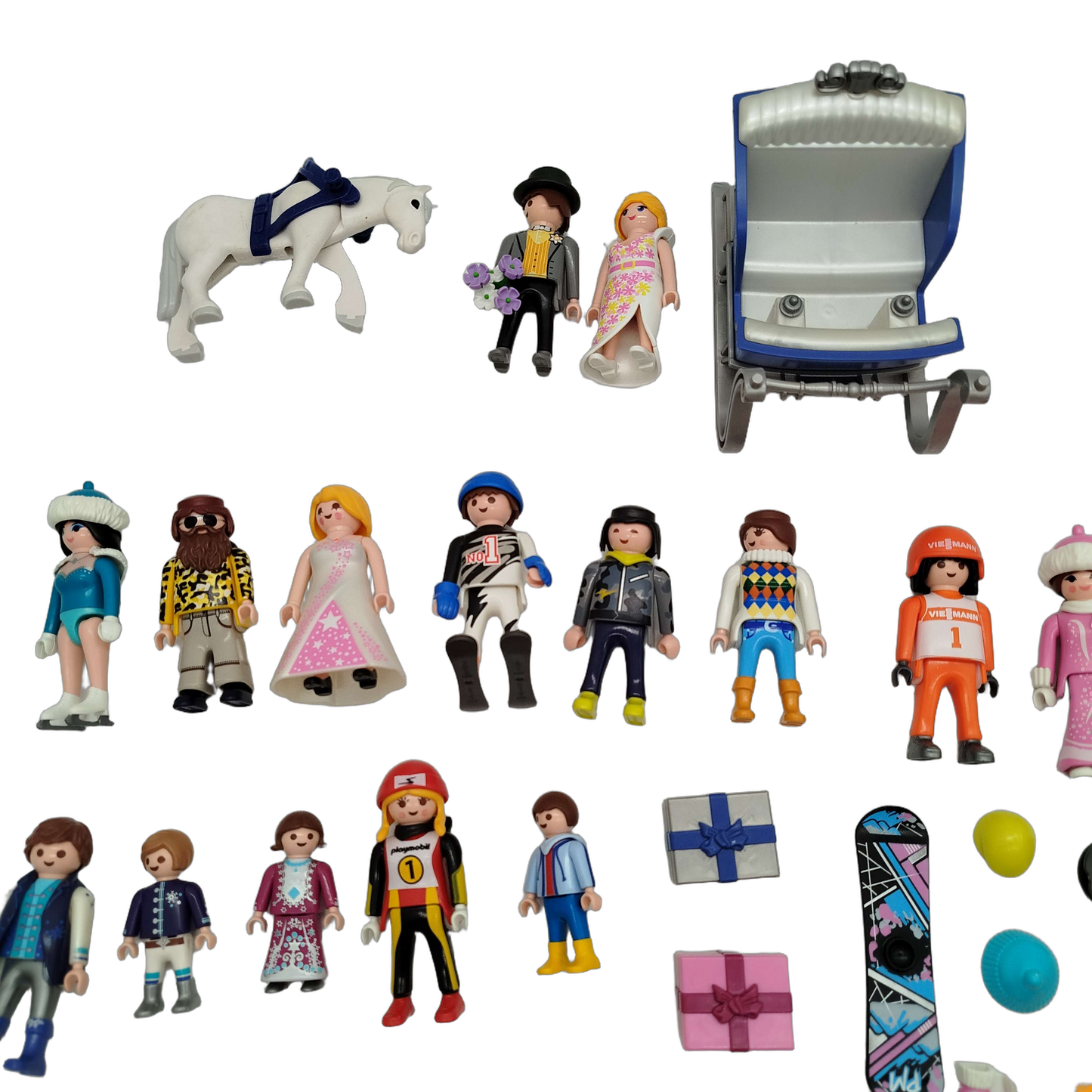 Playmobil Bundle Hochzeit Wintersport Set von 17 Figuren