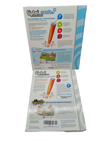 Ravensburger Bundle tiptoi 00906 & Dinosaurier Set von 2 Lernbücher