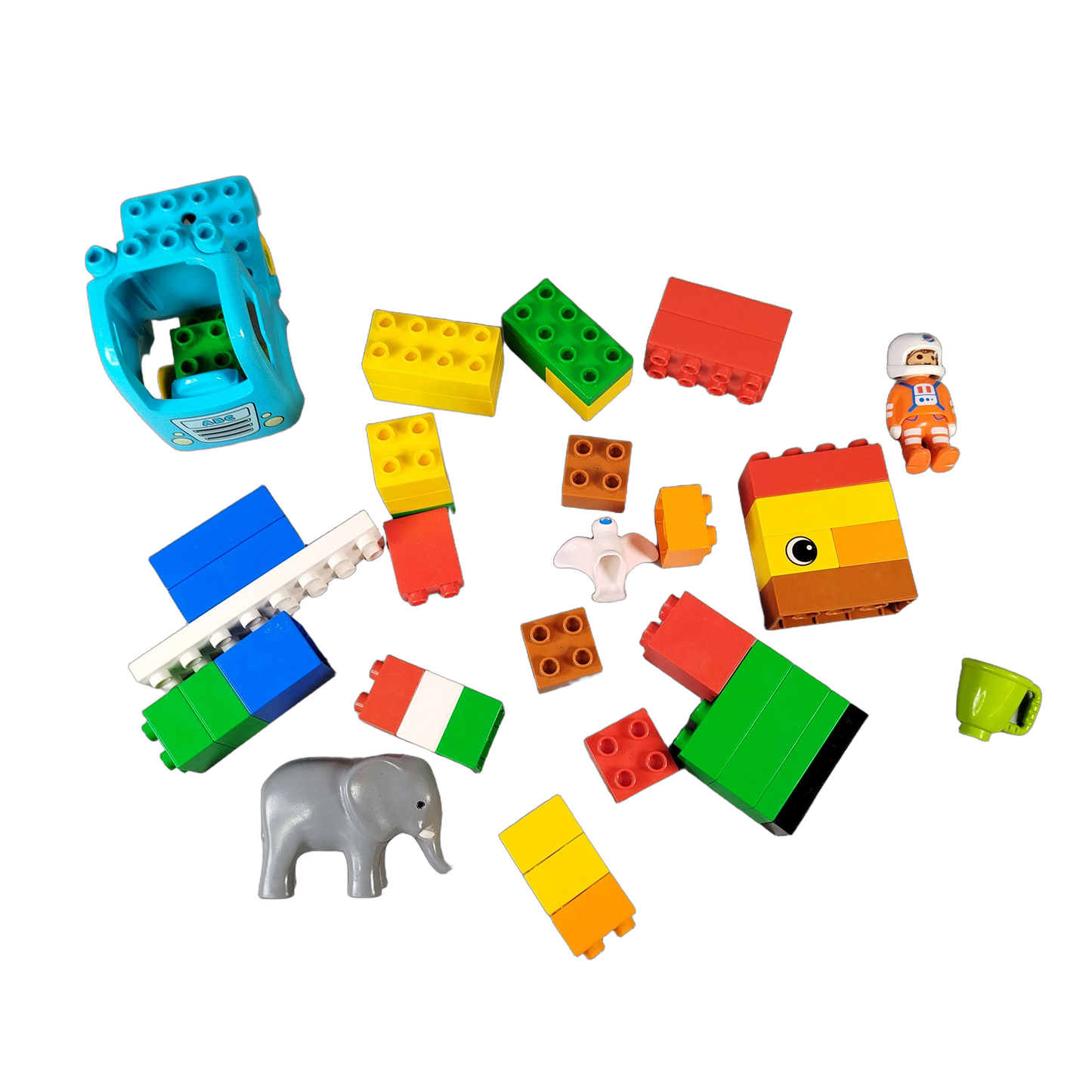 LEGO Bundle Kleinkind großes Set Bausteine, Tiere & Auto mit Figur