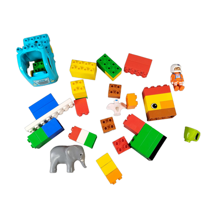 LEGO Bundle Kleinkind großes Set Bausteine, Tiere & Auto mit Figur