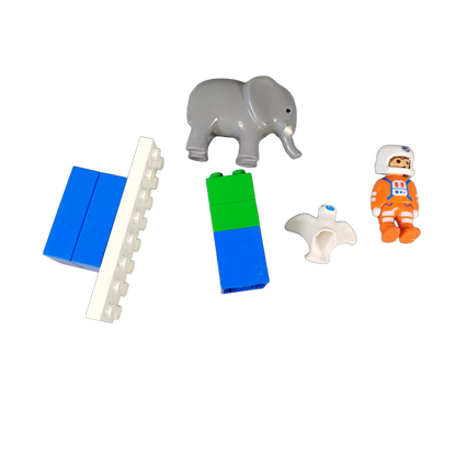 LEGO Bundle Kleinkind großes Set Bausteine, Tiere & Auto mit Figur