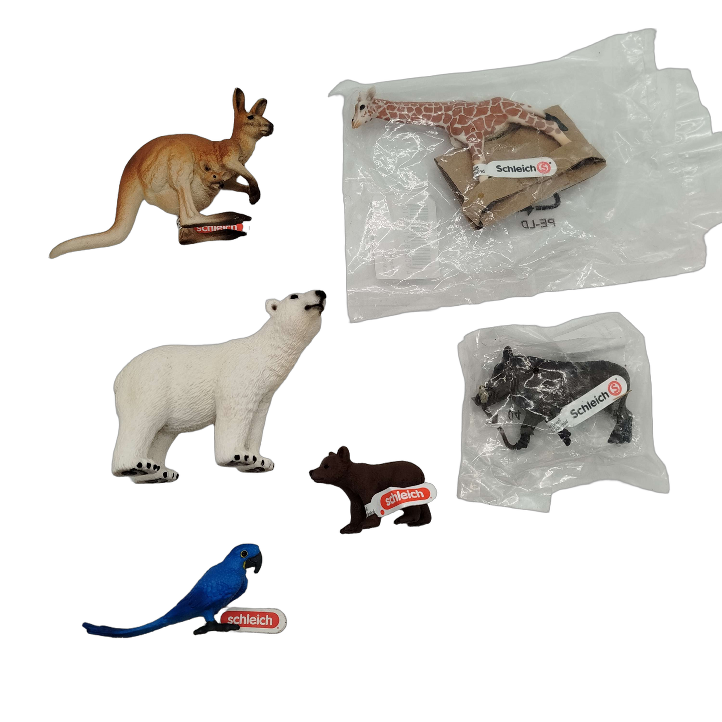 Schleich Tiere Bundle Set von 10 Tierfiguren