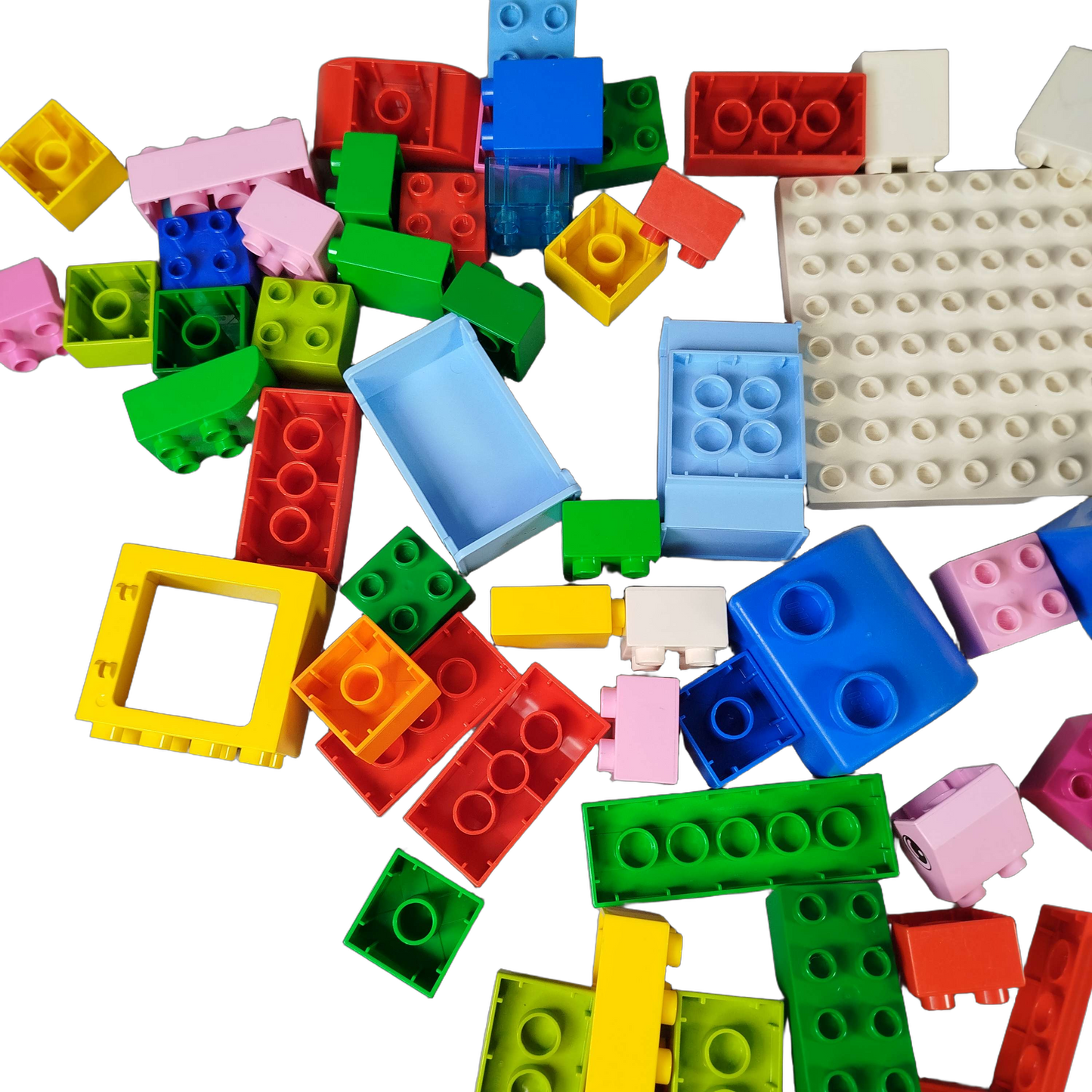 Konvolut LEGO DUPLO Bausteine & Grundplatte ca. 0,7 kg, ab 3 4 5 Jahre