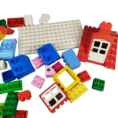 Konvolut LEGO DUPLO Bausteine & Grundplatte ca. 0,7 kg, ab 3 4 5 Jahre